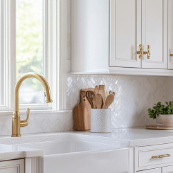 How to Pair Textured Kitchen Cabinets With Other Elements
